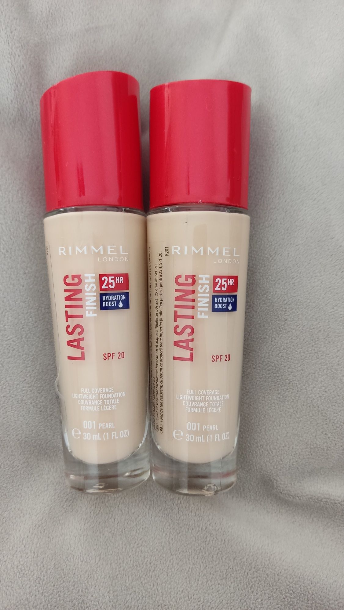 2x Podkład rimmel lasting finish 001 pearl nowe