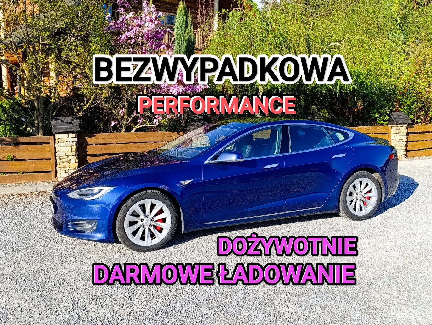 Tesla Model S P90DL+ 772KM 7-osobowa DARMOWE Ładowanie FREE SC01 BEZwypadkowy