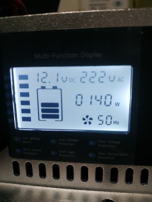 Інвертор 12В - 220В Чиста Синусоїда HOULI  3000W
