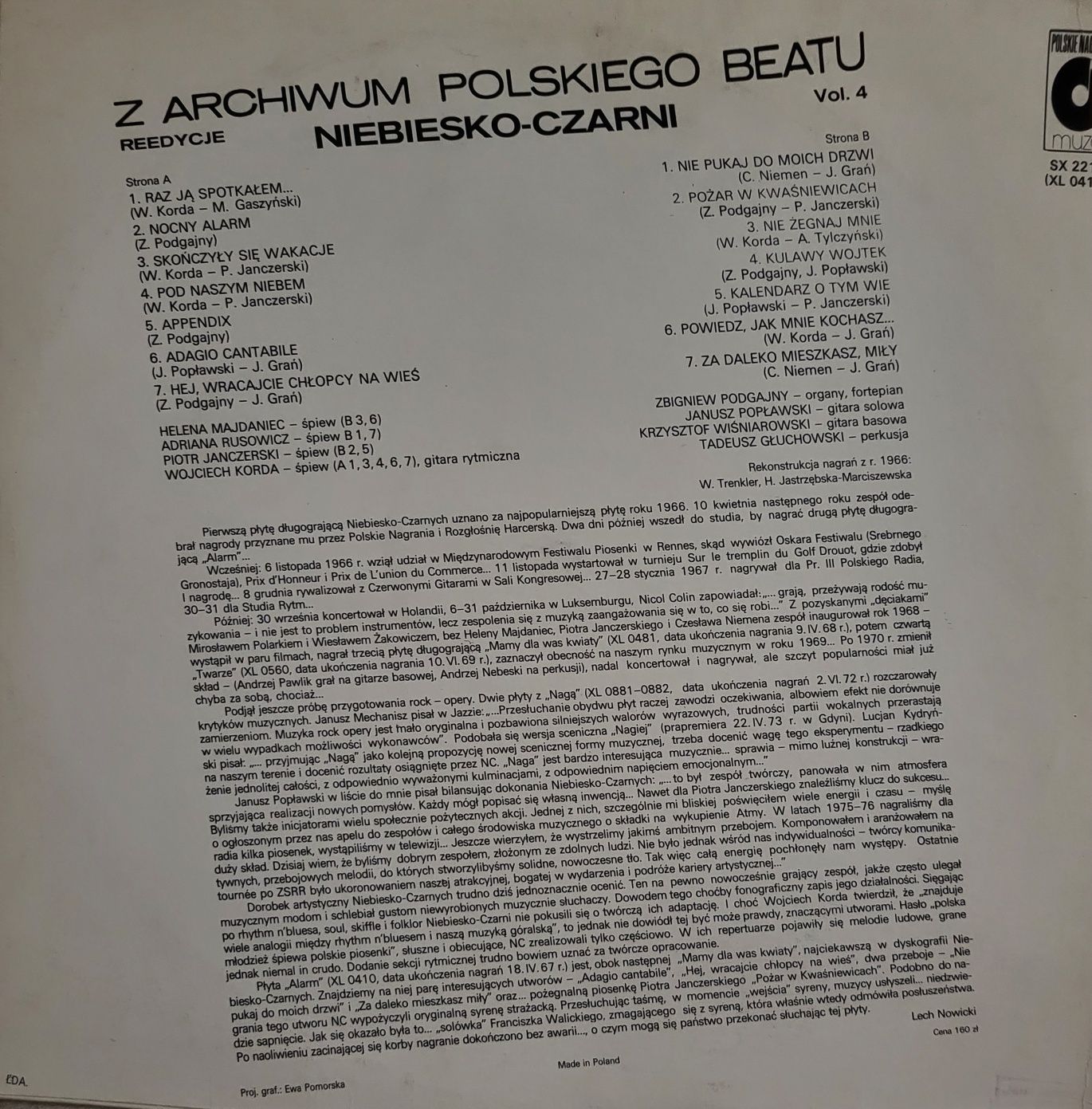 Z archiwum Polskiego Beatu Vol. 4 Niebiesko czarni - Alarm EX