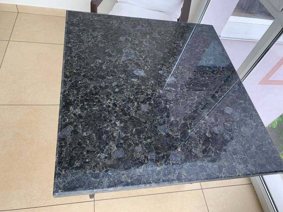 Стол с гранитной столешницей - на террасу, кресла - 2шт