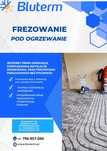 Frezowanie pod ogrzewanie podłogowe, bezpyłowo, podłogówka