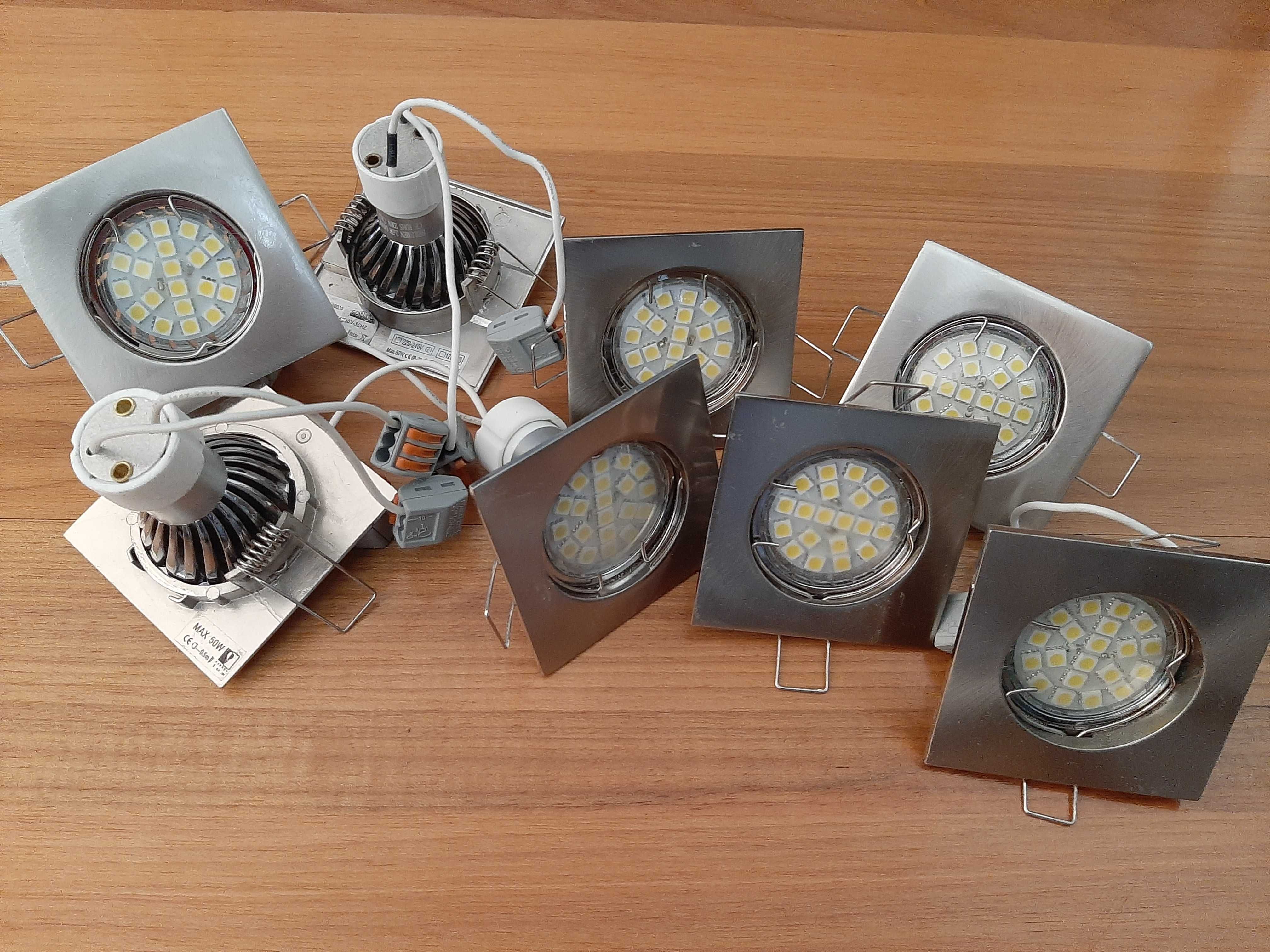 Focos em Inox  com Lâmpadas LED