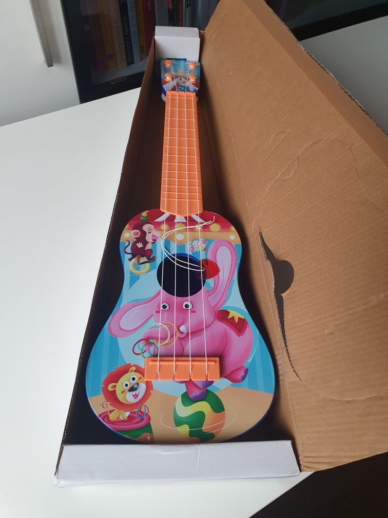 Nowa gitara klasyczna dla dzieci 54cm 4 struny