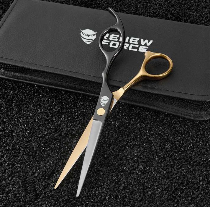 Nożyczki do strzyżenia RENEW FORCE Ostre + degażówki + peleryna