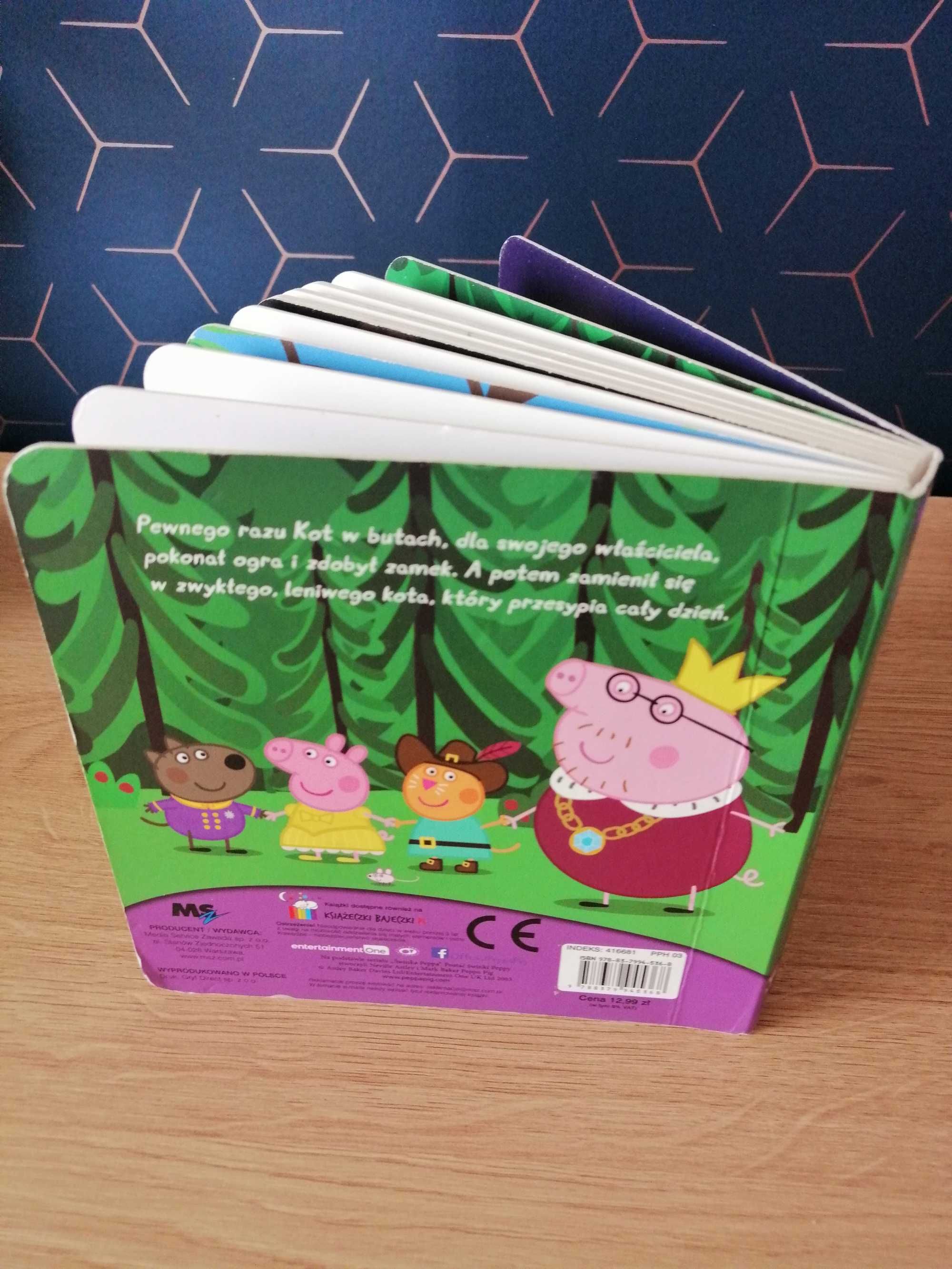 Książka dla dzieci "Kot w Butach " W opowiadaniu Świnki Peppy