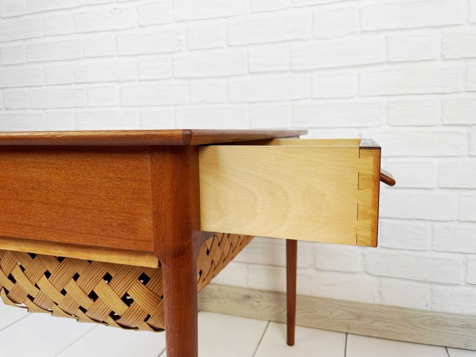 Unikatowa Duńska konsola tekowa • Mid-Century • Po renowacji • Szafka