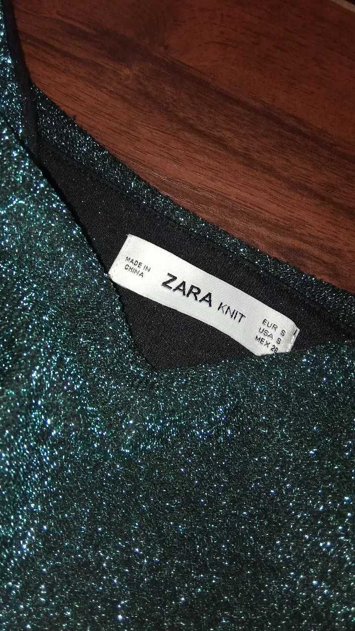 Боді Zara зеленого кольору святкова літня кофта