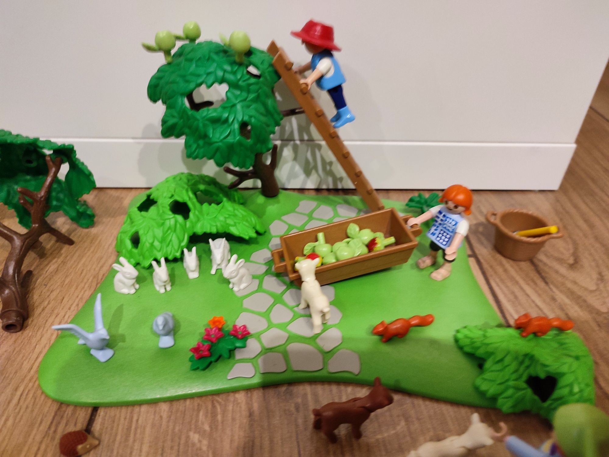 Playmobil zestaw łąka sad park