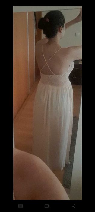 Vestido comprido zara