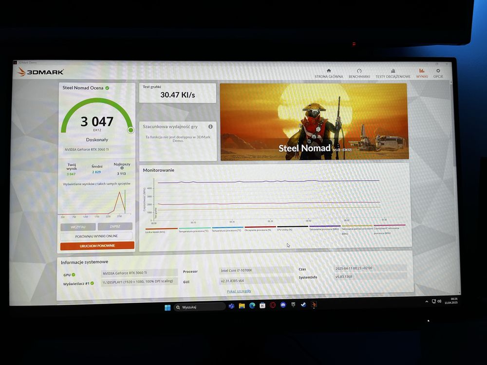 Komputer do gier | i7-10700K + RTX 3060Ti+32GB RAM+SSD 1T | RBG GRATIS