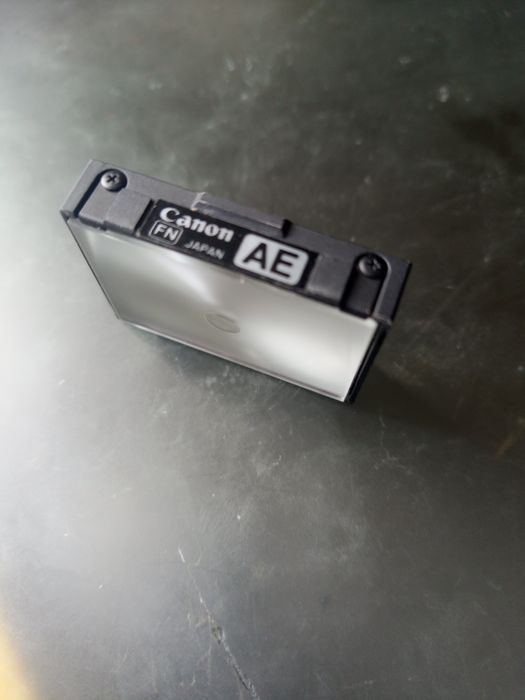 Canon F-1 New, tela de foco, focagem, AE