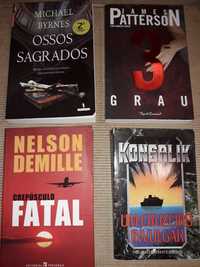 Vendem-se três best-seller: Michael Byrnes, James Patterson e Konsalik