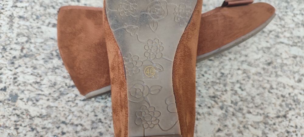 Sapatos de camurça n*40