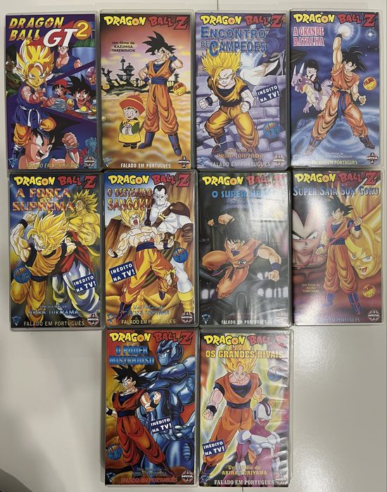 Dragon ball Cassetes VHS