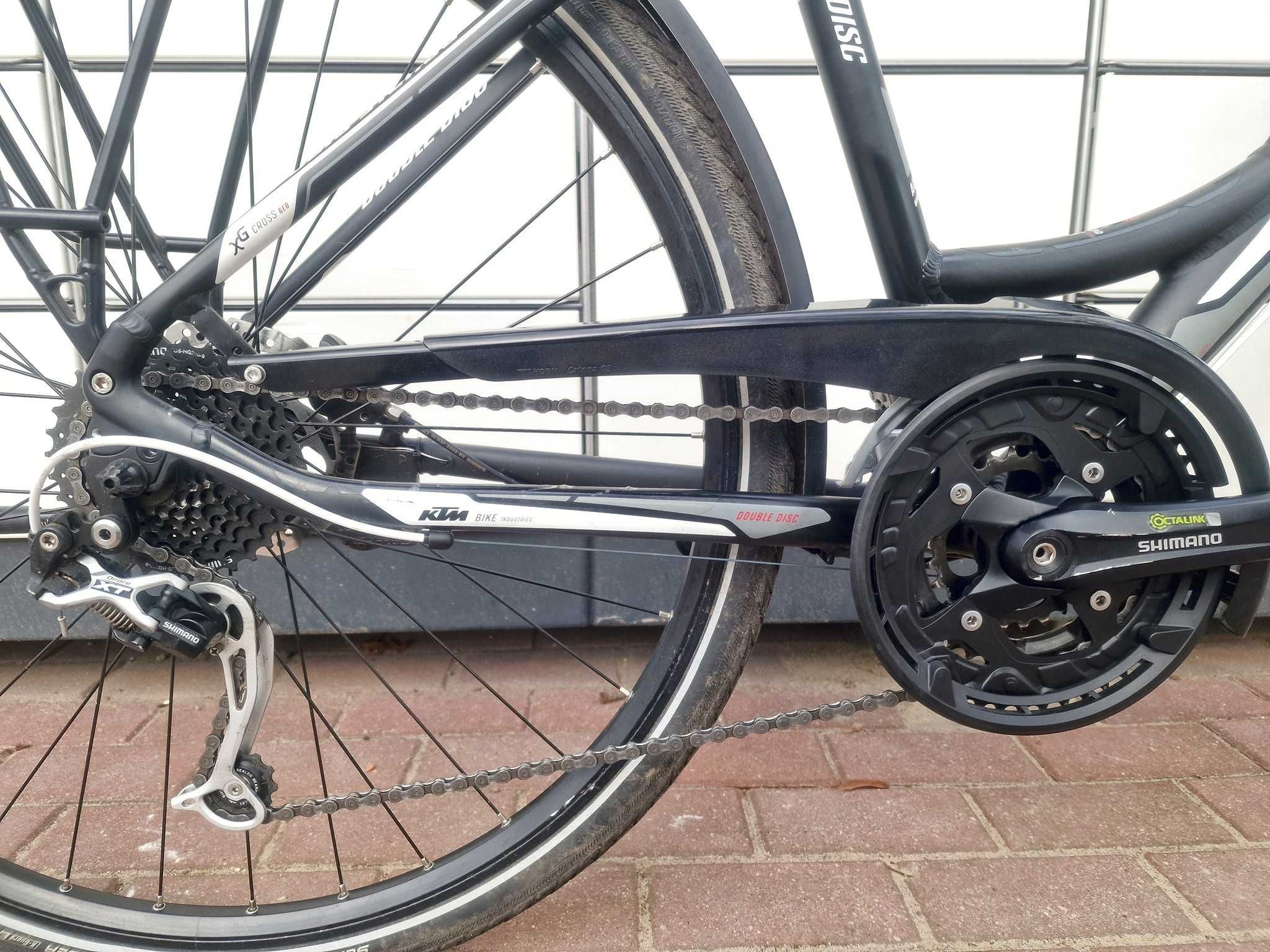 Rower trekkingowy KTM Double Disc / rozm. 46 cm / Deore XT 3x9 / FV23%