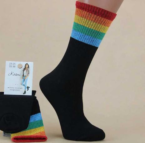 Демисезонные носки женские Rainbow Pride 23-25 р. высокие
