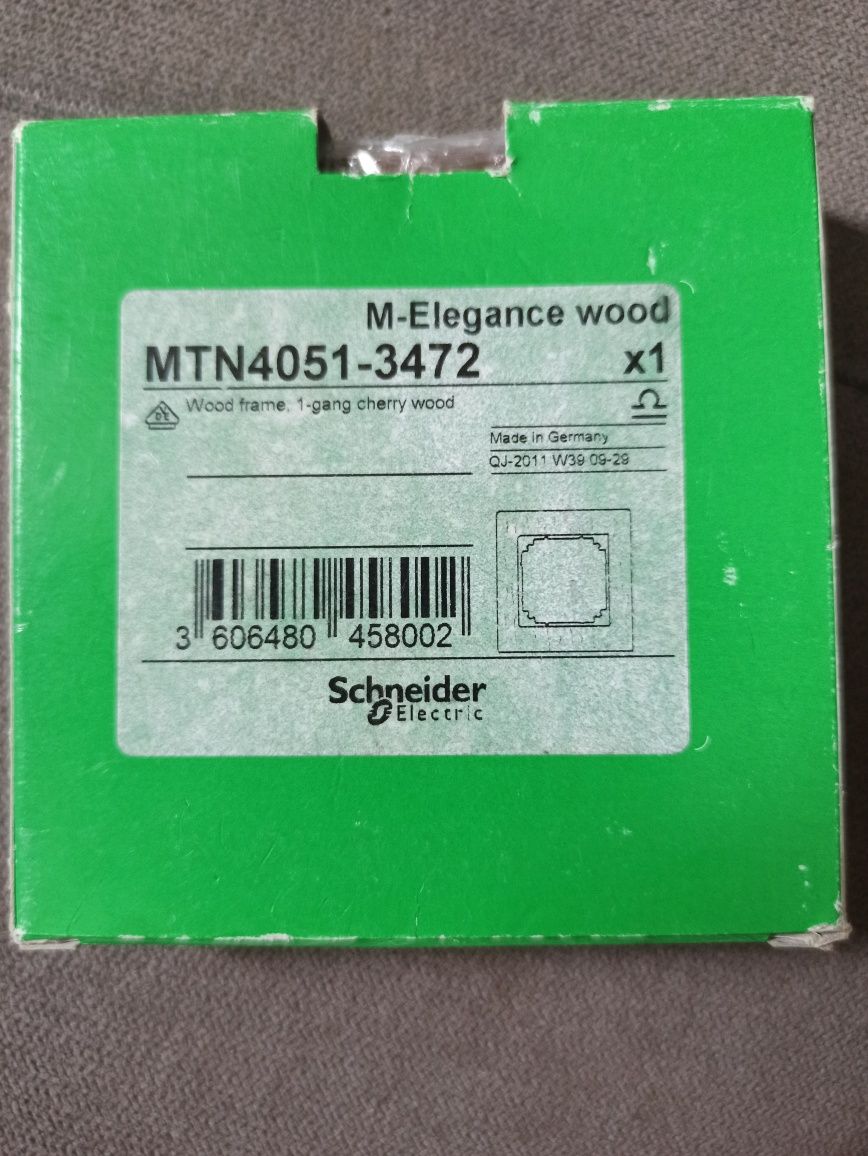 Рамка одинарная M-ELEGANCE wood вишня