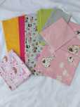 Pack com 12 retalhos de tecido