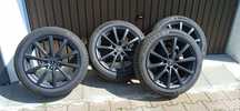koła alu 5x112 et45 7,5"  BROCK 18"opony 2024 allseason Passat b8,Audi