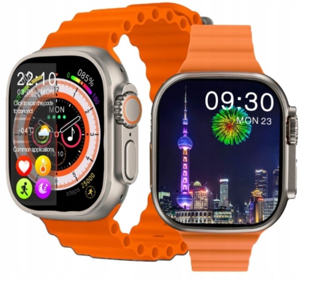 Smartwatch HK9 Ultra 2 Max 2 paski w zestawie