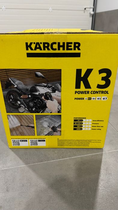 Nunca usada, na caixa - Lavadora alta pressão Kärcher K3 Power Control