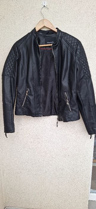 Skórzana kurtka czarna