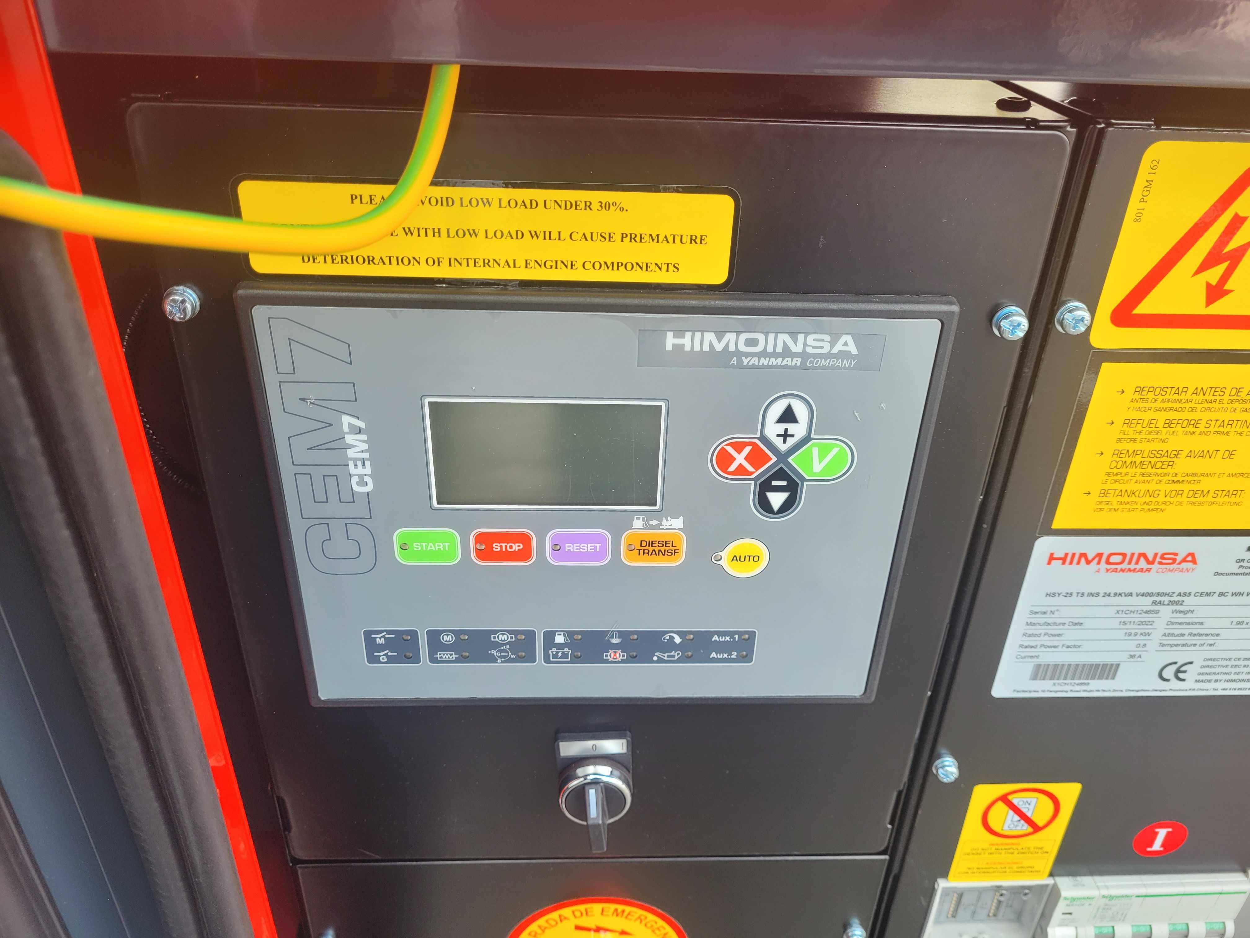 Agregat prądotwórczy Himoinsa HSY-20 Yanmar Stamford fabrycznie nowy