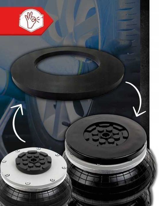 NOWY Podnośnik Pneumatyczny Bałwanek 3,5T Samochodowy Do Auta FAKTURA