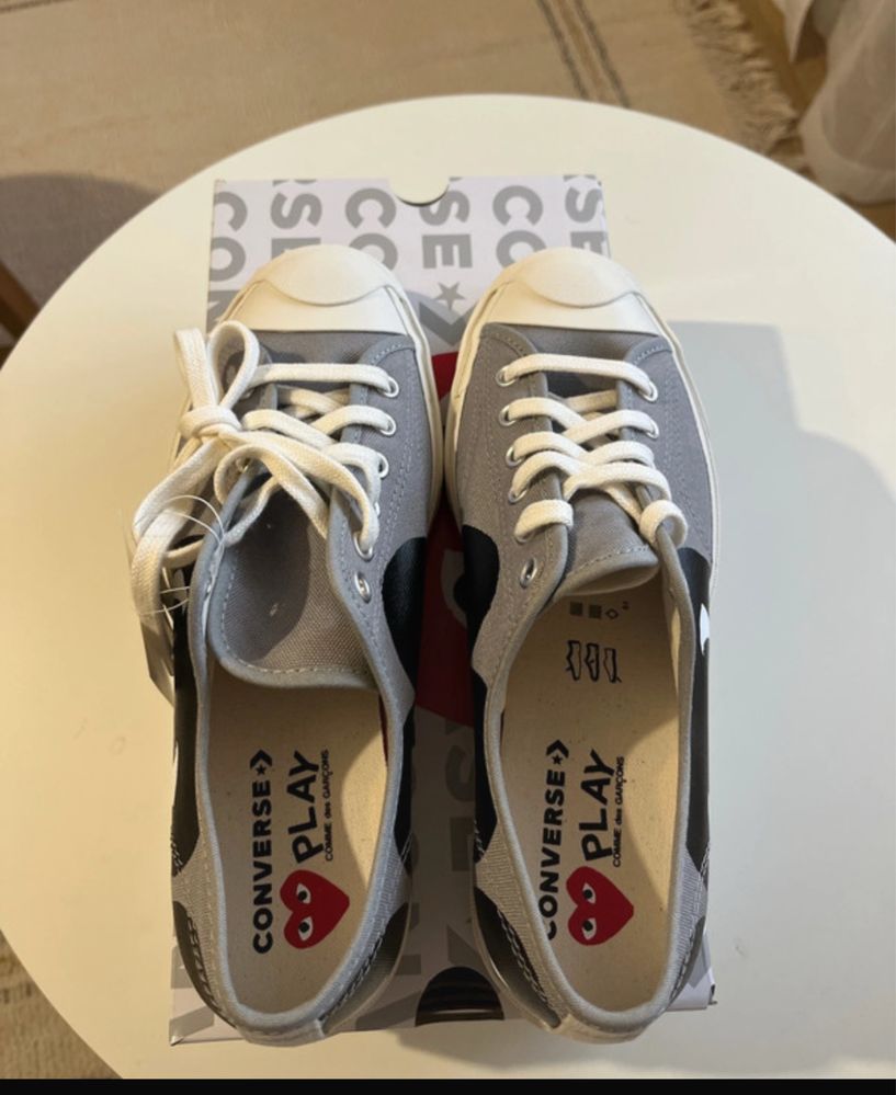 Ténis Converse Play Comme dês Garçons, unisex