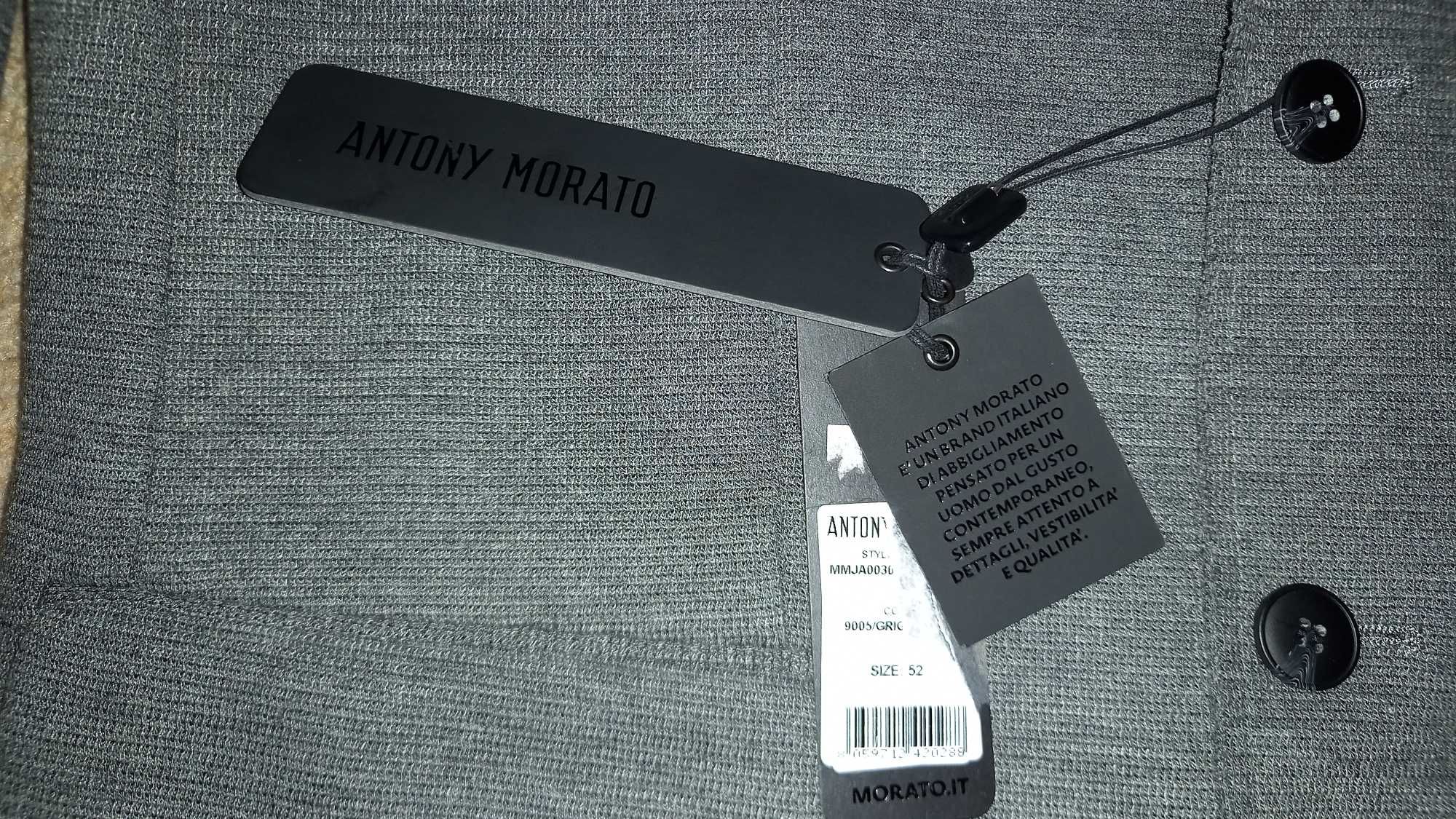 Marynarka męska 52 XL szara Antony Morato