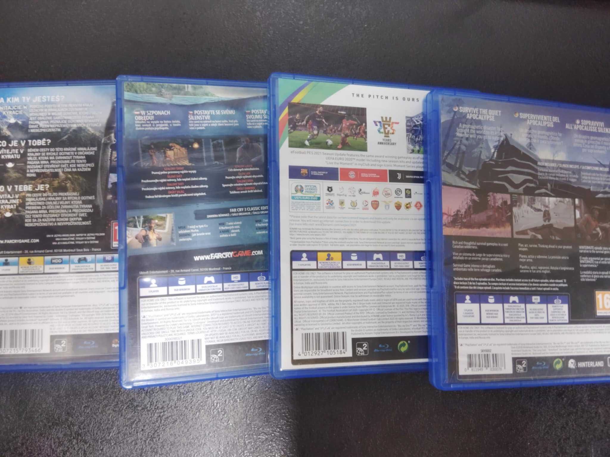 Zestaw 8 gier PS4, watch dgos, mortal, spyro, pes, the long, far cry
