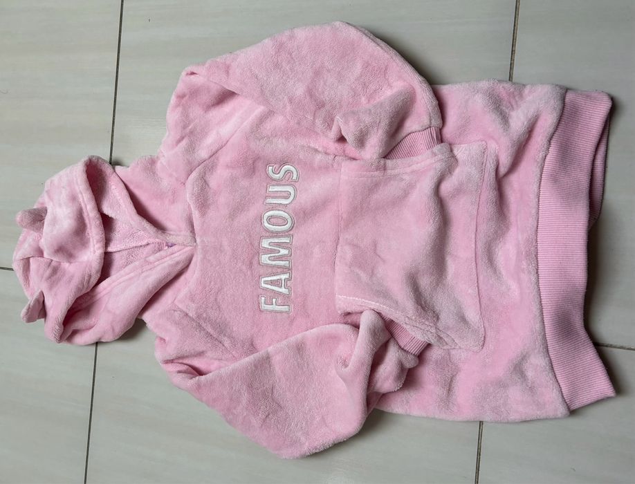 Bluza welurowa dla dziewczynki r.110