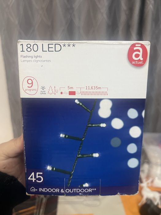 Luzes Led para Árvore de Natal