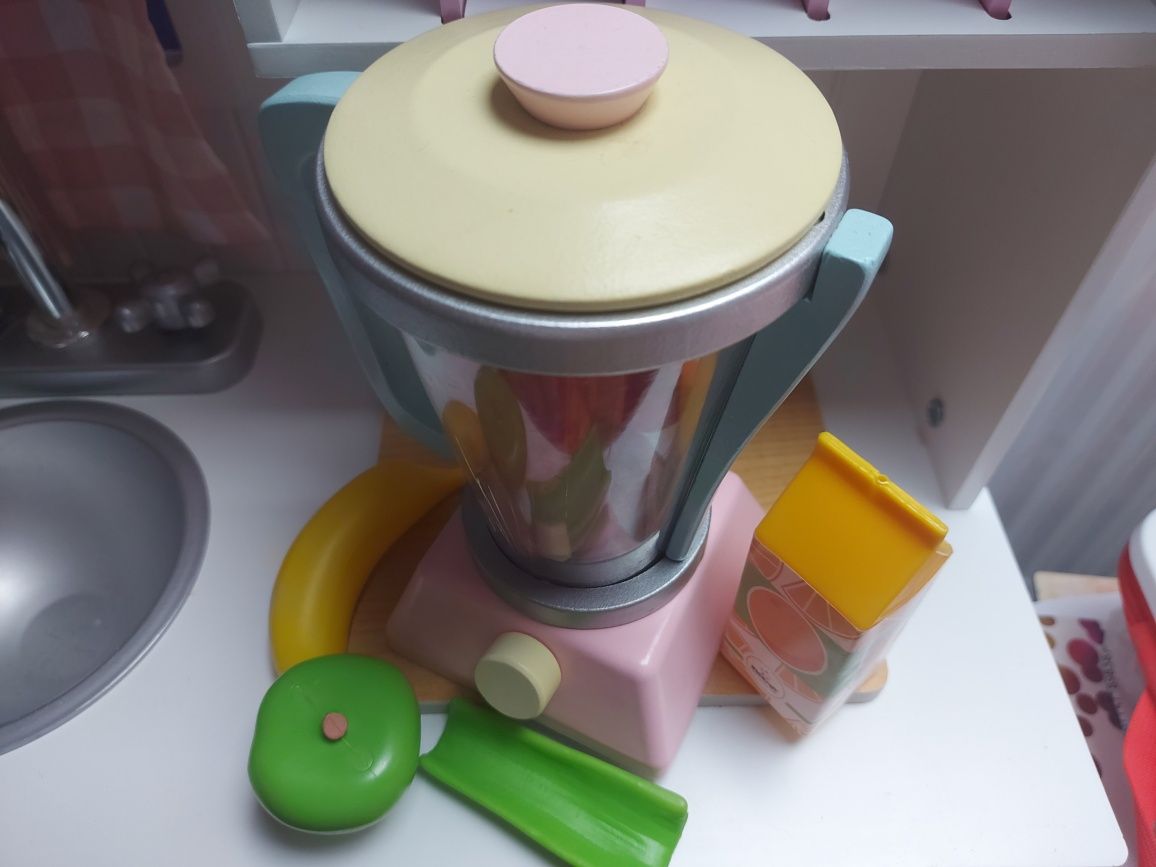 Kidkraft drewniany zestaw do koktajli blender z żywnością