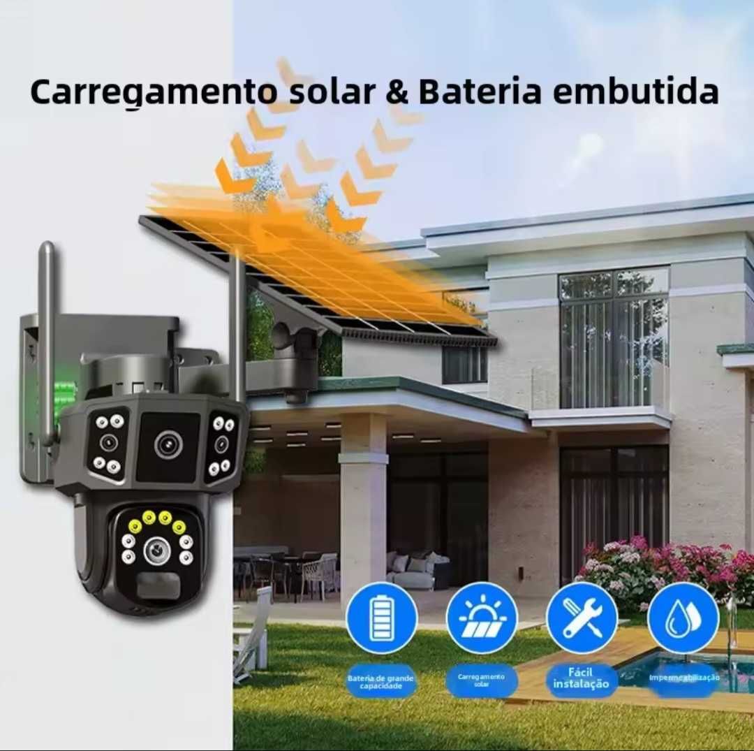 Câmara vigilância nova, ainda na caixa