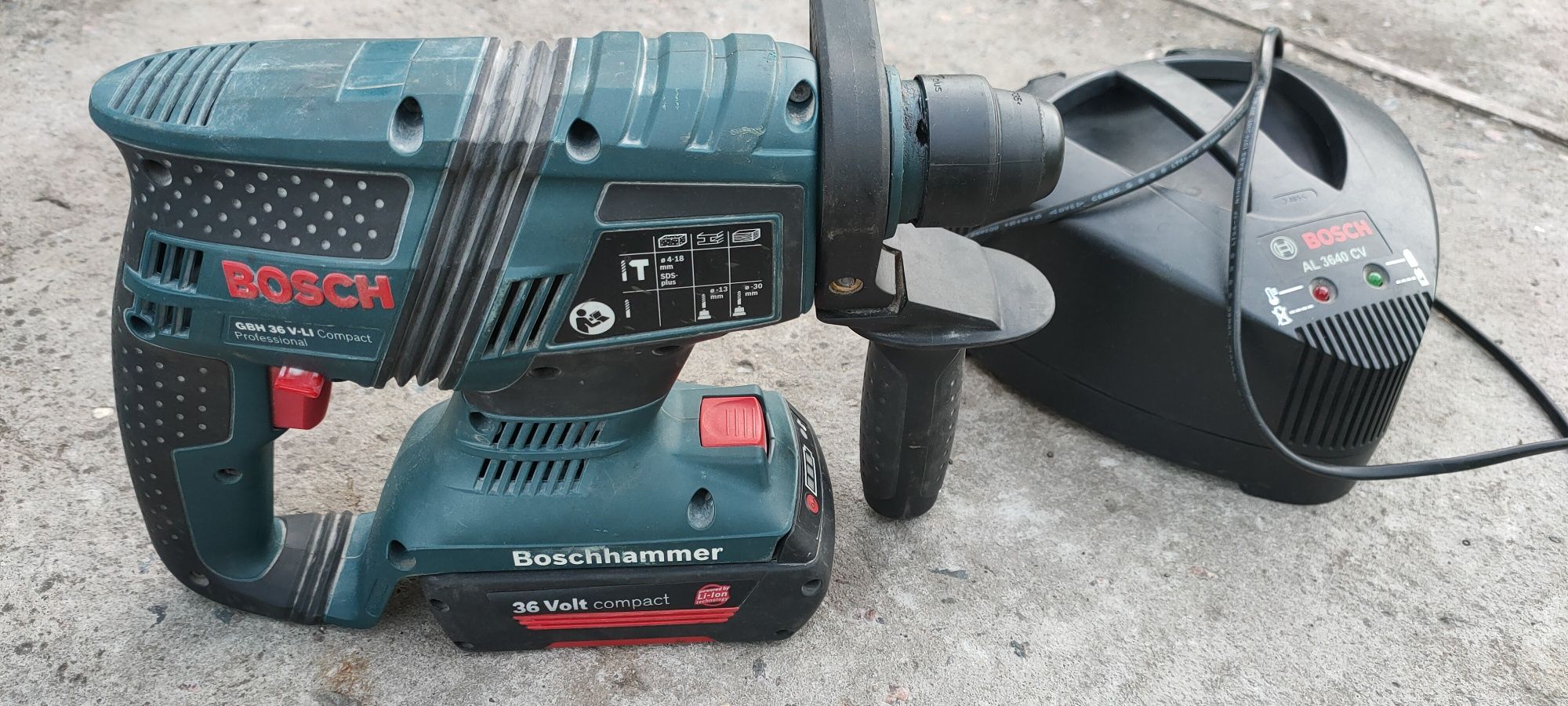 Перфоратор Bosch GBH 36 V-LI Compact