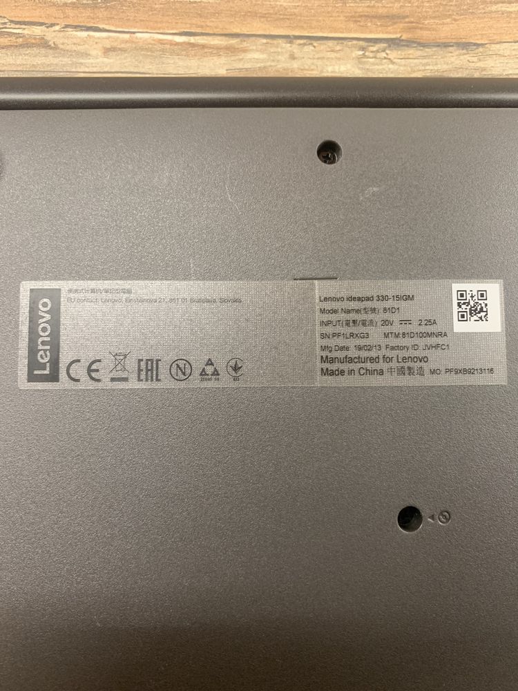 Ноутбук Lenovo ideapad 330-15IGM