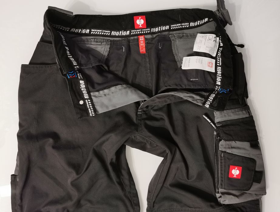 Spodnie robocze Engelbert Strauss es motion. Grafitowe, rozm 52