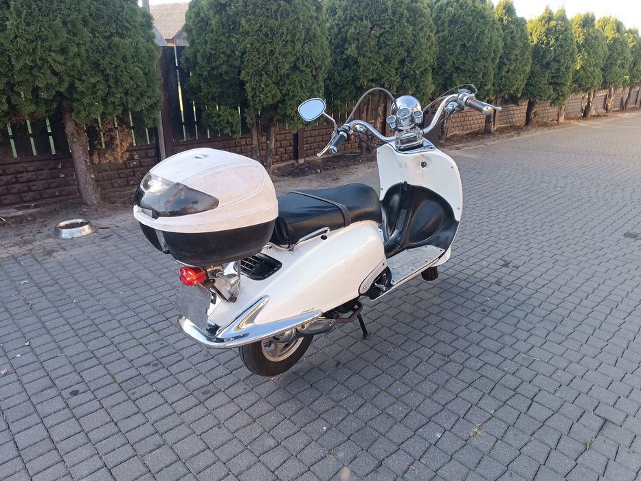 Skuter retro 50 zamiana zamienię motocykl quad cross bus prl auto
