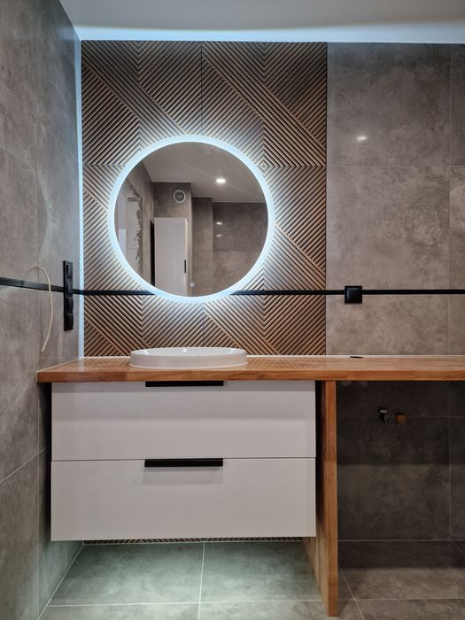 Wykończenie łazienek,  wymiany kabin prysznicowych