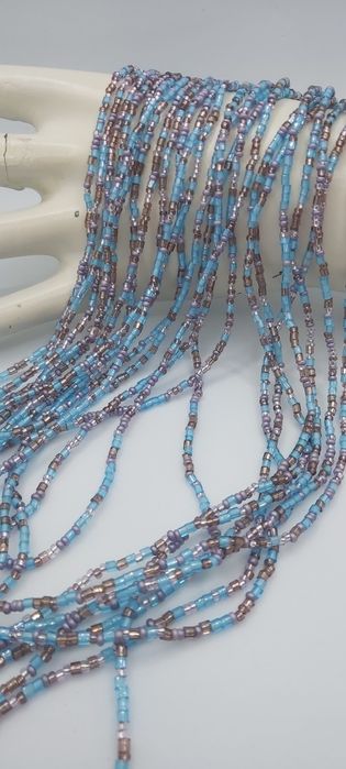 Colar de Missangas com Fecho de Prata