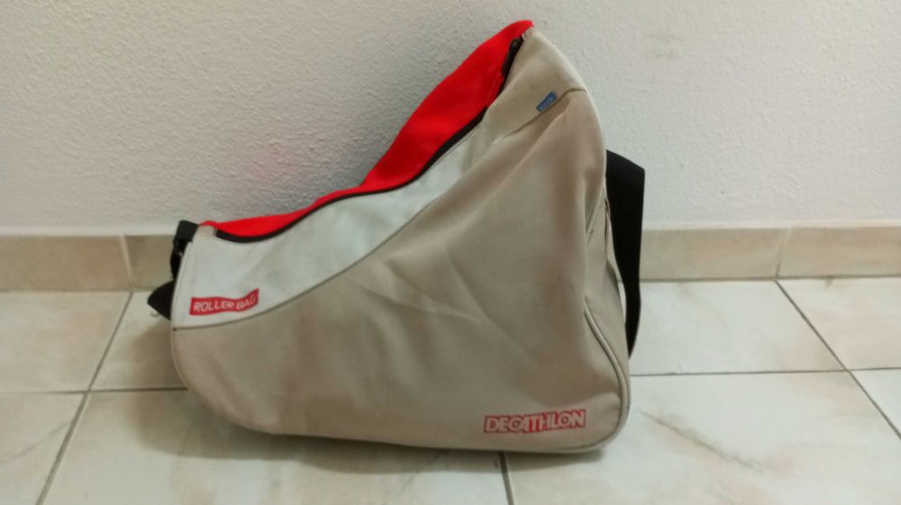 Kit Patins em Linha Decathlon + Proteções Powerslide + Saco!