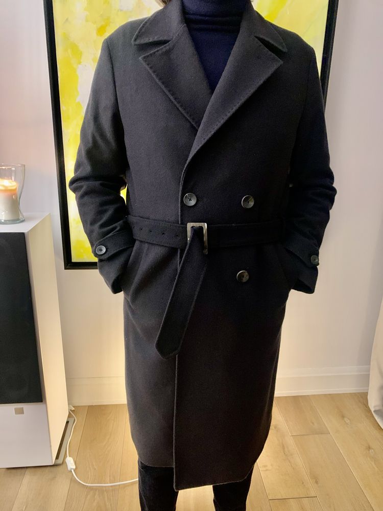 Męski nowoczesny płaszcz Massimo Dutti 48 (M)