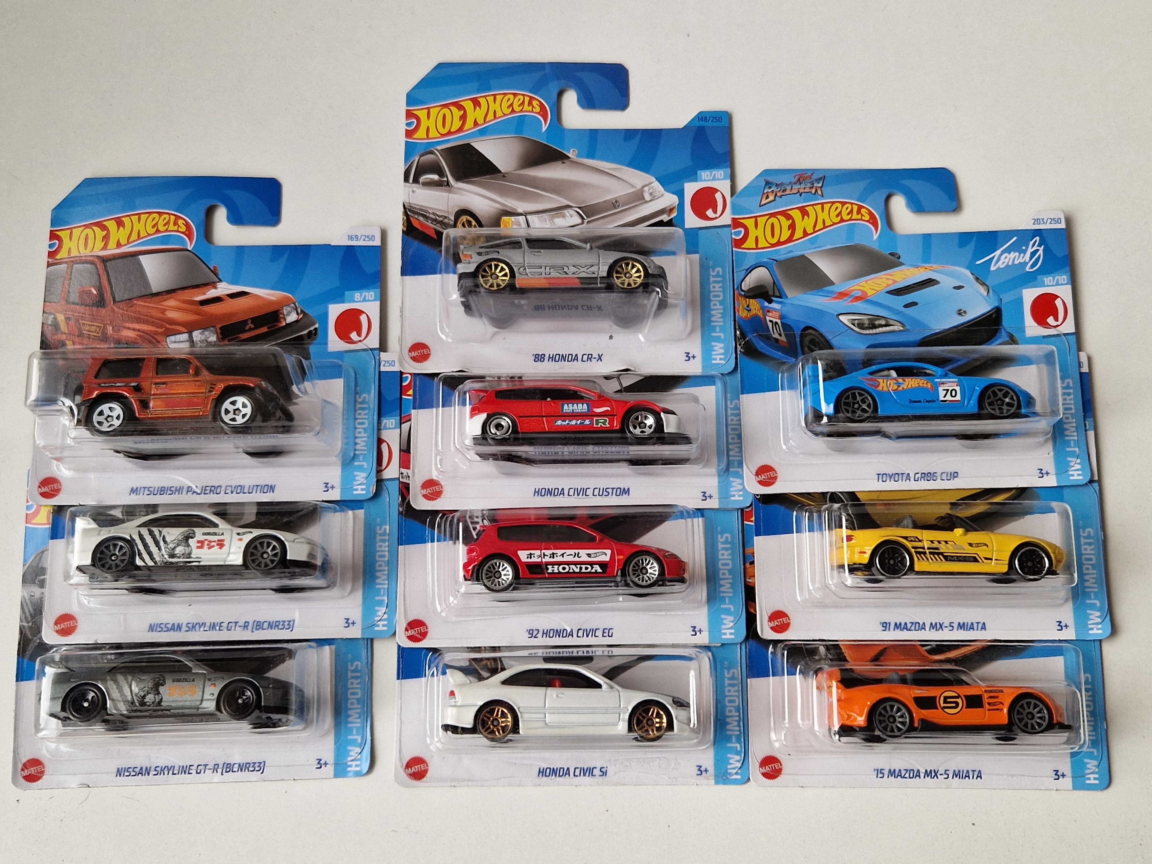Zestaw 10 Hot Wheels-ów #4 JDM