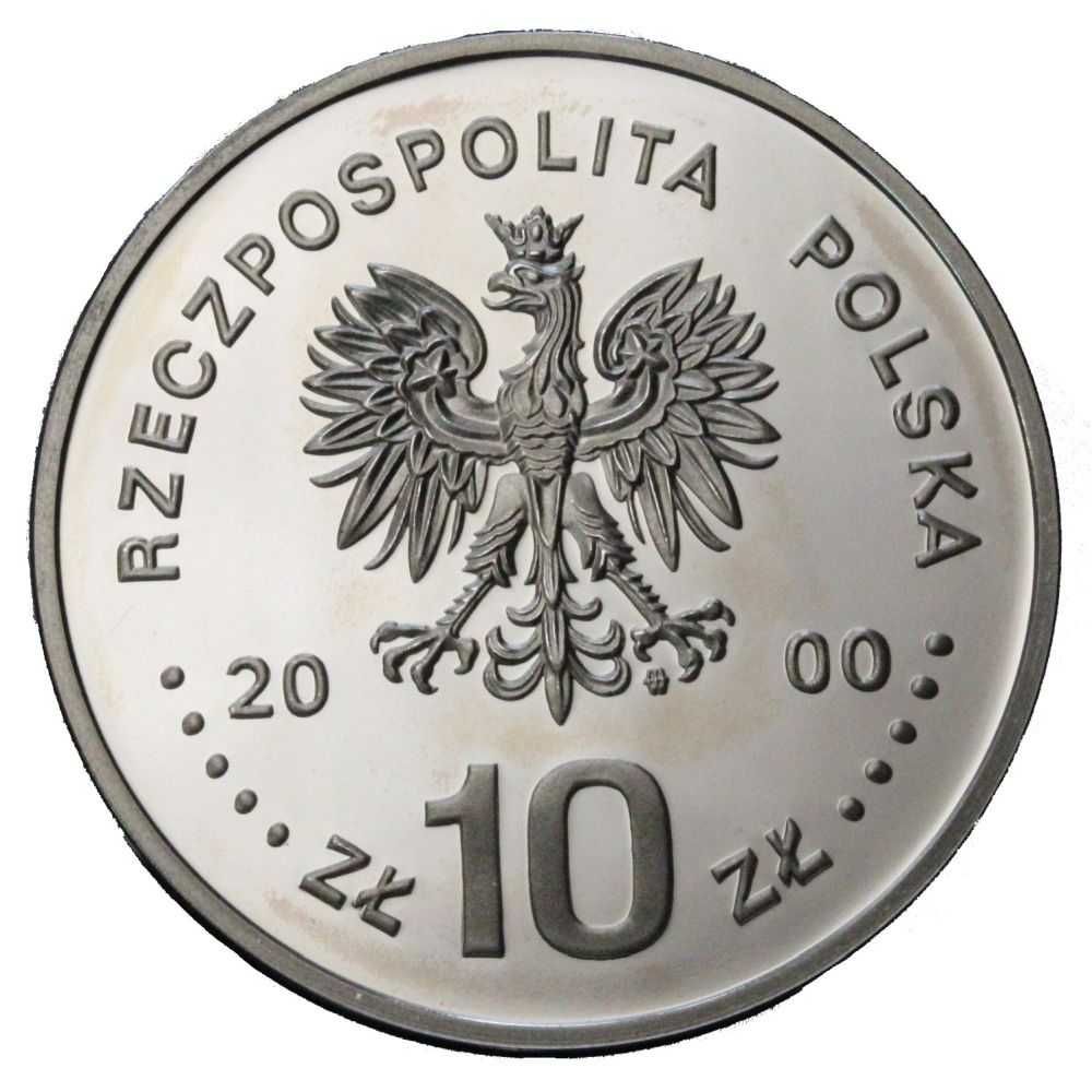 2000r. - 10 Złotych - Jan II Kazimierz - półpostać
