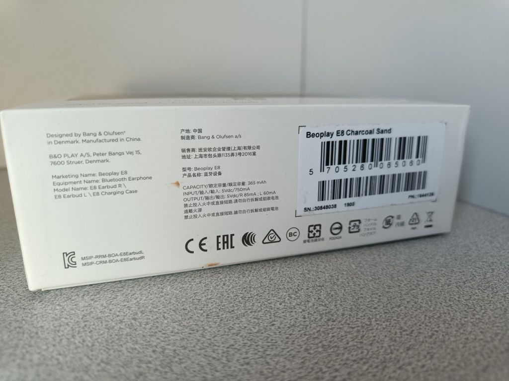 Słuchawki bezprzewodowe douszne Bang and Olufsen Beoplay e8