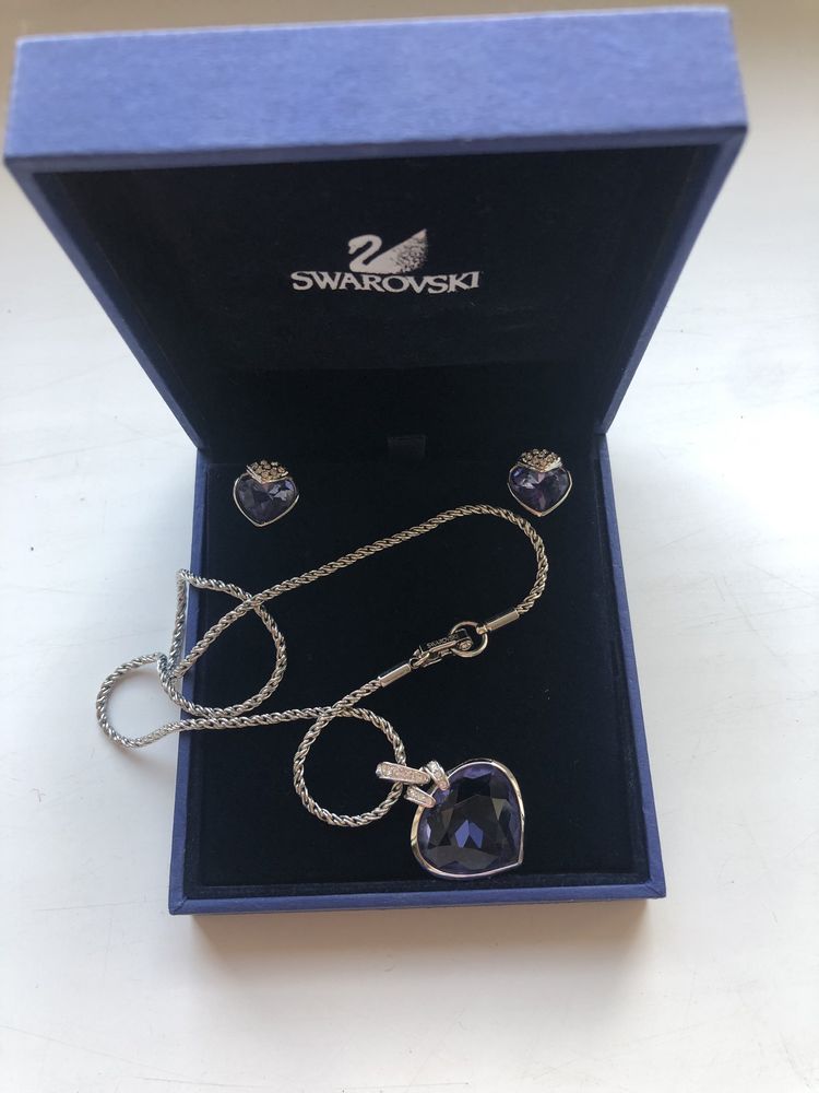 Сережки та підвіска Swarovski