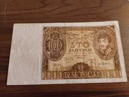 100zł 1934r Stary Banknot Seria BY