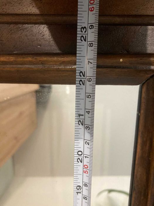 Lustro drewniana rama